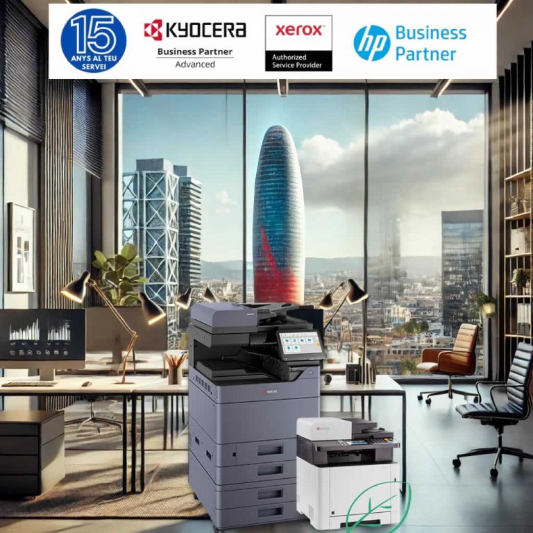 Mejor renting de impresoras en Barcelona para pequeñas oficinas