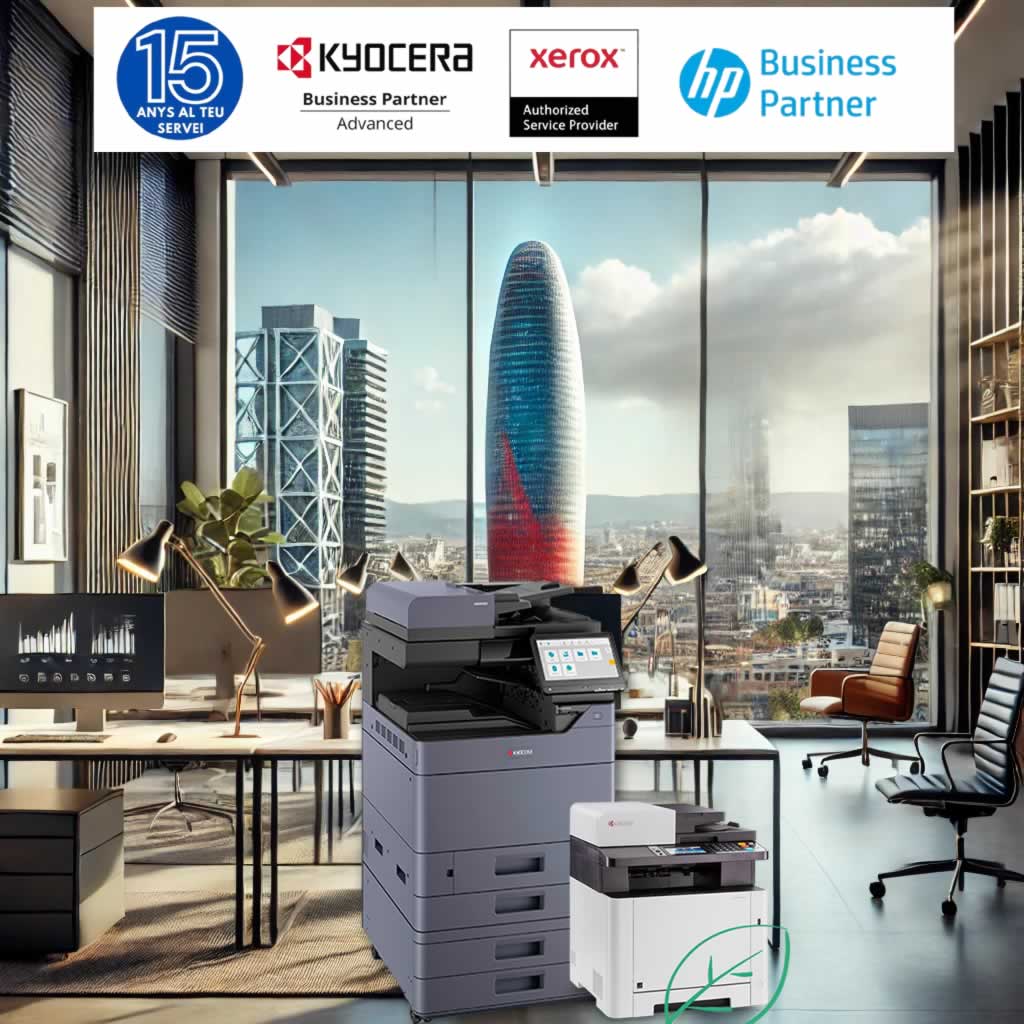 Mejor renting de impresoras en Barcelona para pequeñas oficinas